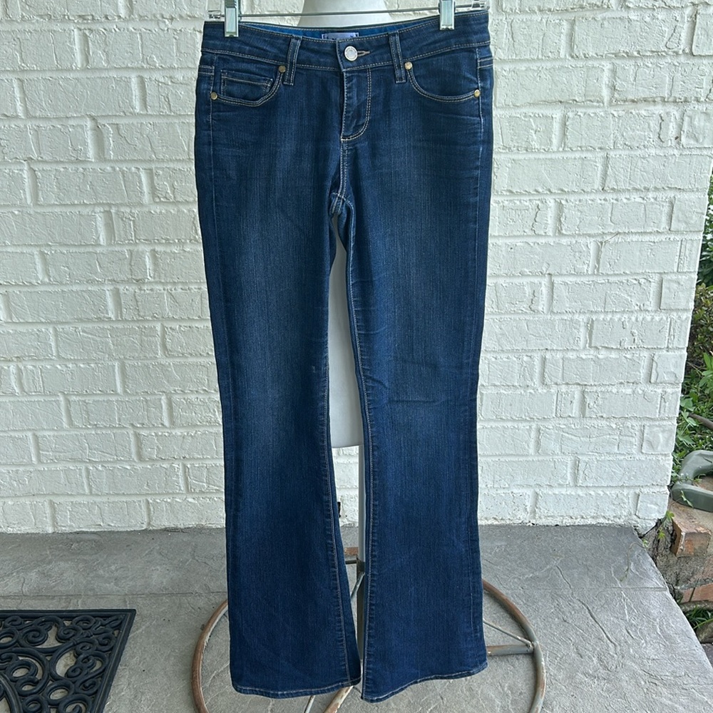 PAIGE Dark Blue Skyline Boot Cut - Picture 2 of 9